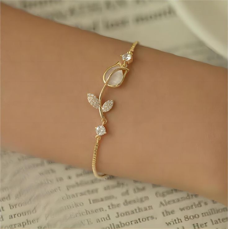 Pulsera Tulipán + CAJA DE REGALO